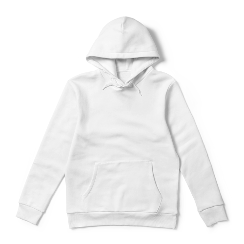 white hoodie without strings